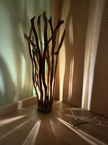 Treibholz lampe 117cm - treibholz,