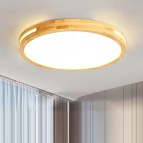 Led deckenlampe holz 30w - led,