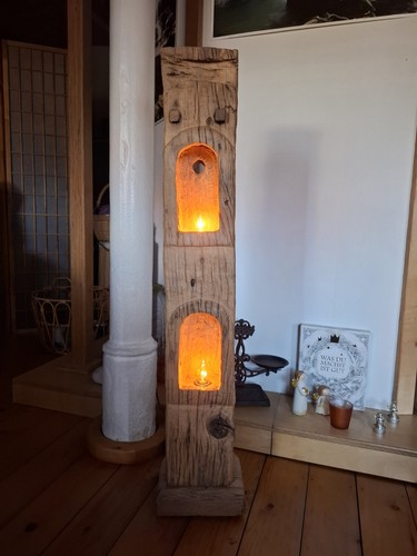 Altholz lampe stehlampe - altholz,