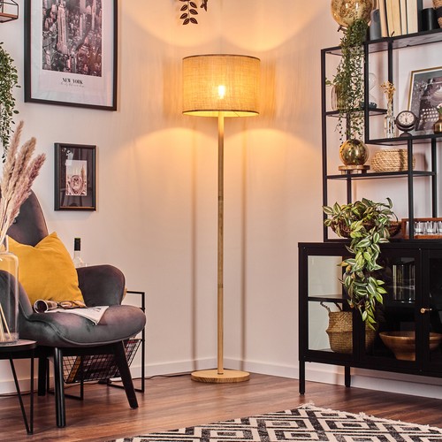 Holz wohnzimmer steh leuchte - ,