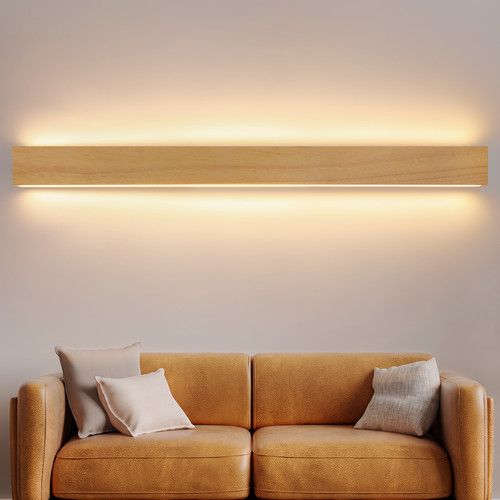 Led wandleuchte wandlampe holz - wandlampe,