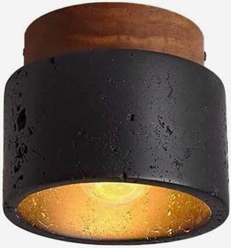 Deckenlampe e27 schwarz holz - deckenlampe,