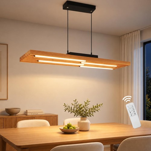 Hängelampe esstisch holz 33w - holz,