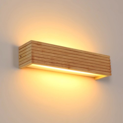Led wandleuchte innen holz - wandleuchte,