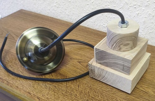 Led deckenlampe massivholz - led,