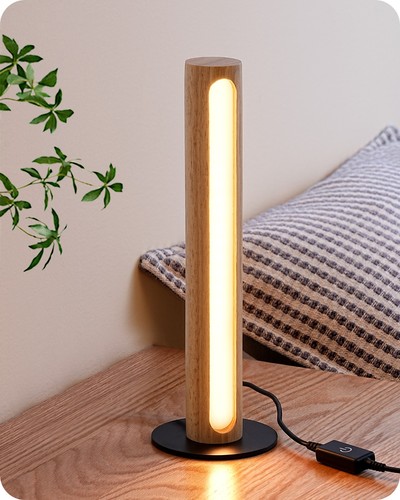 Edishine led tischlampe holz - tischlampe,