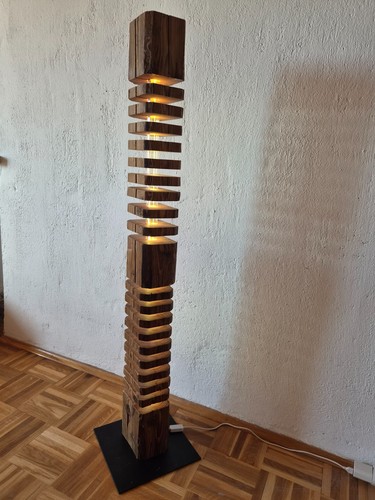 Stehleuchte altholz - stehleuchte,