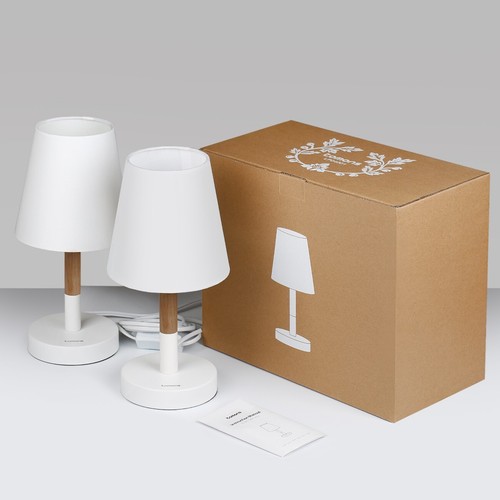 2er set nachttischlampe - set],