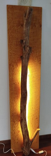Holz wandlampe braun - holz,